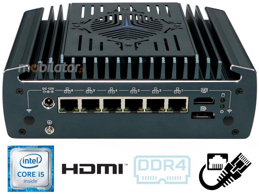 IBOX 3611N Komputer przemysłowy z 8GB RAM, Wifi