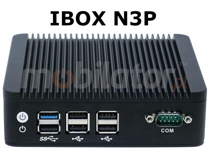 Computer Industry Fanless MiniPC IBOX N3P - N3540 v. 3 new design look mobilator fast 2 lan rj45