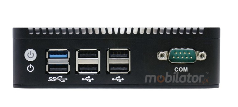 Computer Industry Fanless MiniPC IBOX N3P - N3540 v. 3 new design connectors rs232 com mobilator fast 2 lan rj45
