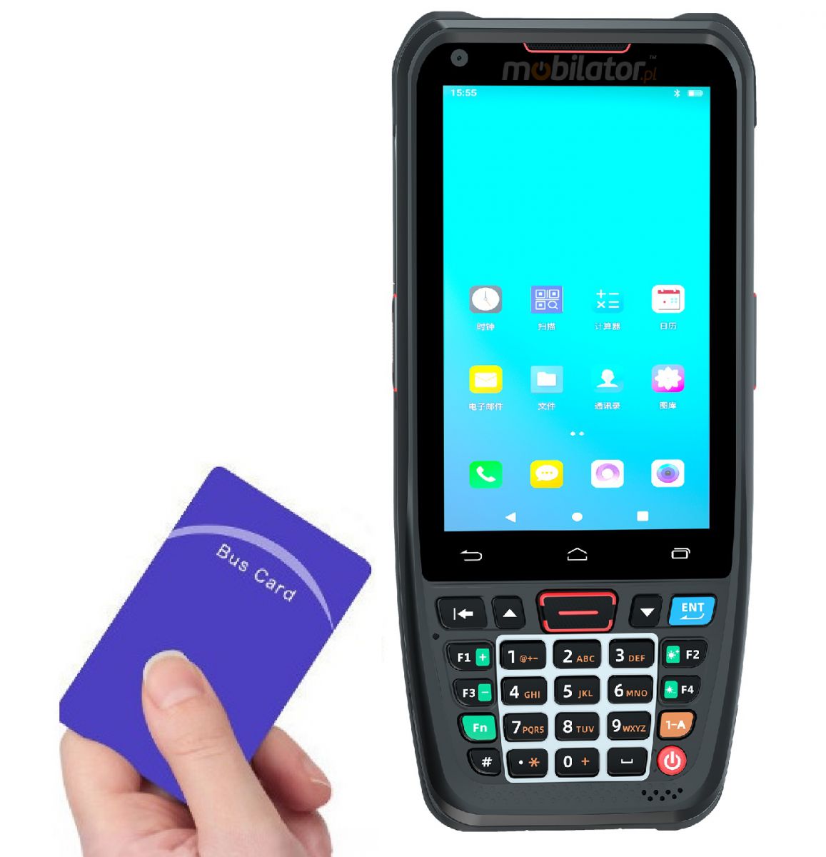 MobiPad L400N v.2 - Rugged data terminal, NFC module and 1D barcode scanner, IP66 standard, 2GB RAM, 16GB ROM 