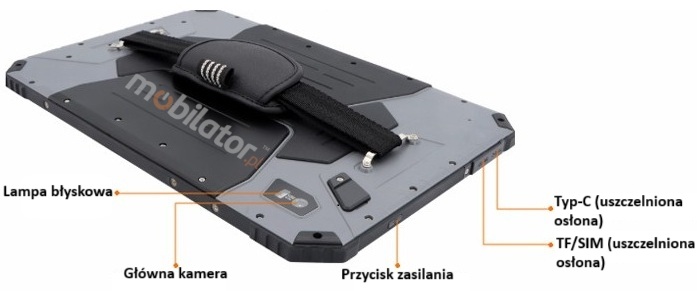 Profesjonalny pancerny tablet do pracy MobiPad Tex101