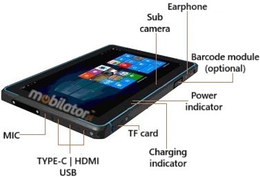 Atex industrial tablet for the energy industry MobiPad Tex105W