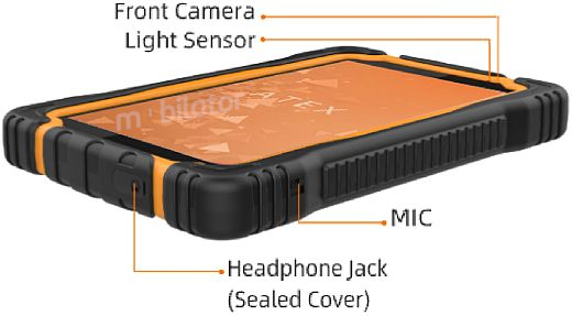 Rugged, Drop-Resistant, Energy-Efficient, Dust and Water Resistant MobiPad Tex07 Tablet with ATEX Certification