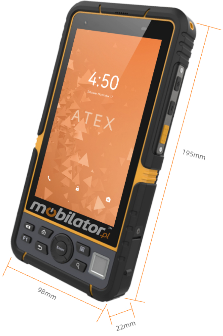 Shockproof MobiPad with ATEX standard