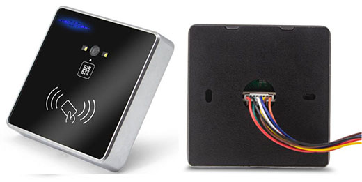 MobiScan H182W-HF - external barcode and QR (1D / 2D) scanner + RFID HF 13.56MHz reader - for industrial computers, machines, PC panels, mini PC (connection via USB / RS232 / RS485)