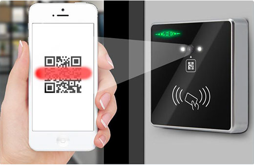 MobiScan H182W-HF - external barcode and QR (1D / 2D) scanner + RFID HF 13.56MHz reader - for industrial computers, machines, PC panels, mini PC (connection via USB / RS232 / RS485)