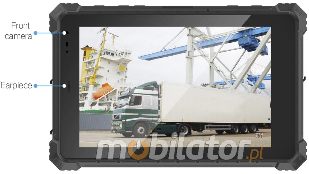 Mobipad 10DS-RTNL shockproof industrial Windows 11 4G LTE IP65 tablet