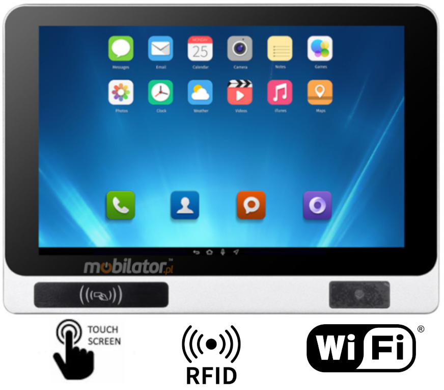 Mobitouch 101A-LF+2D - Przemysłowy komputer panelowy