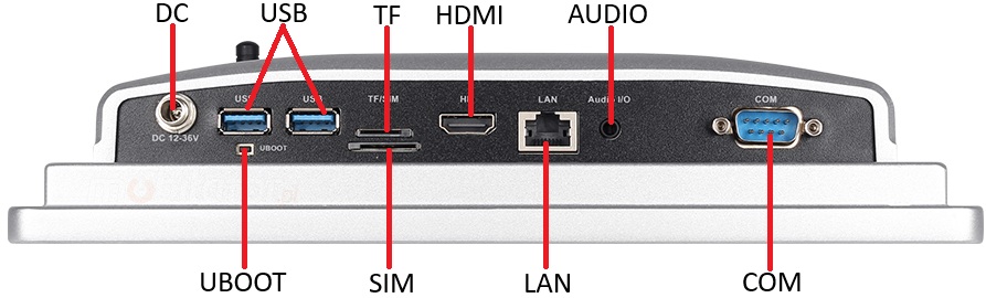 Mobitouch 101A-LF Przemysłowy komputer panelowy z RS232
