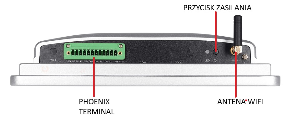 Mobitouch 116A-LF Przemysłowy komputer panelowy z RS232