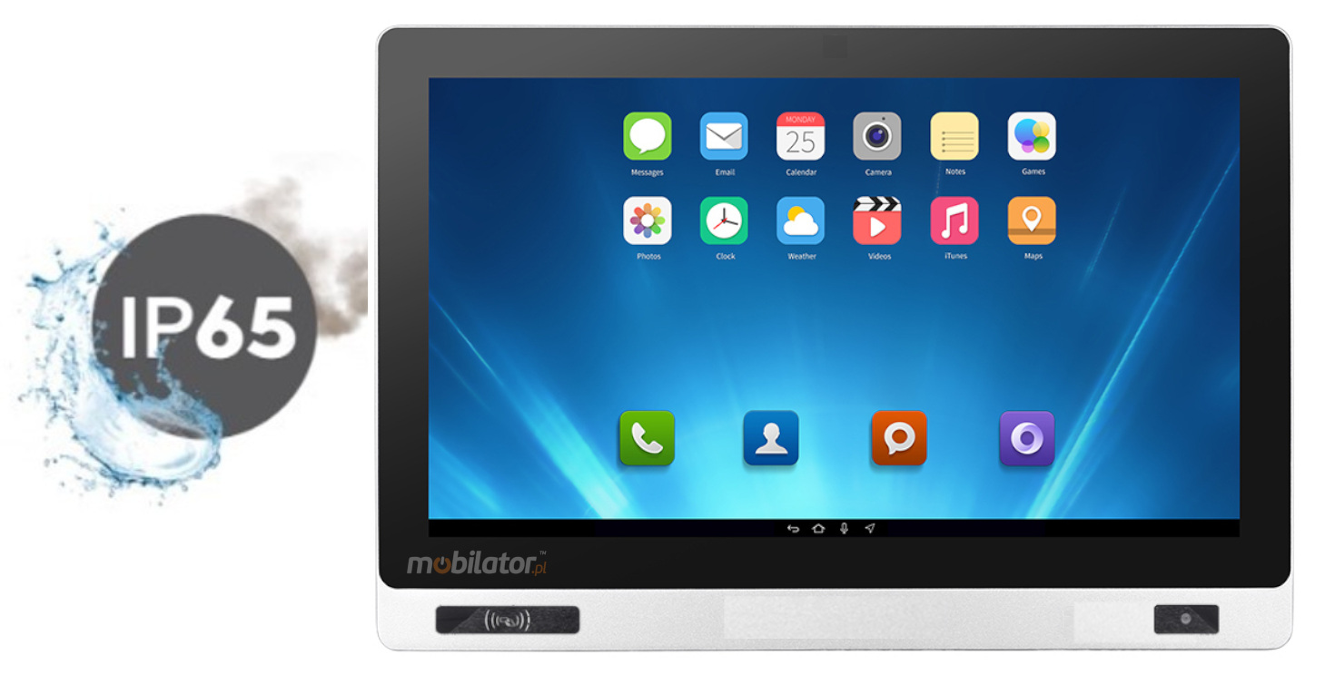 Mobitouch 156A-LF+2D Przemysłowy komputer panelowy z ,wysoką odpornością