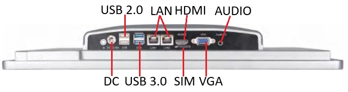 Mobitouch 156W-LF Przemysłowy komputer panelowy z RS232