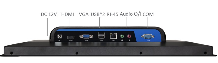 MobiTouch 8RKK4 - wzmocniony komputer panelowy dotykowy na produkcję z 8-mio calowym pojemnościowym ekranem dotykowym i systemem Android 7.1 - norma IP65 na przednią część obudowy