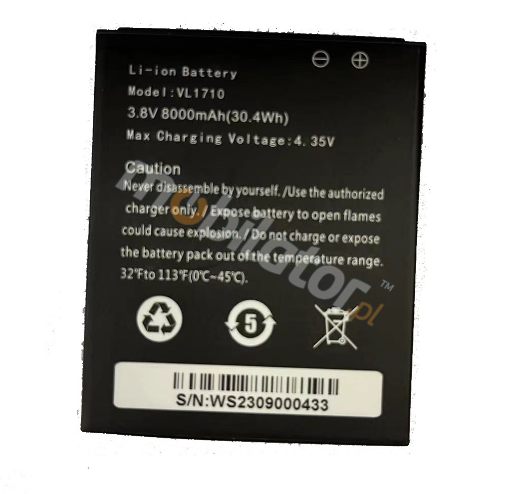 MobiPAD 7R - Main battery 8000mAh