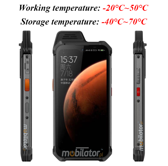 MobiPAD 88W rugged terminal for logistics working in low and high temperature