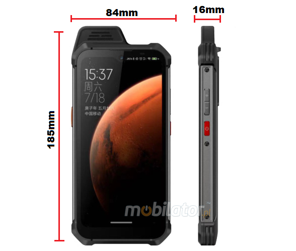 MobiPAD 88W - a solid data collector for industry with a barcode reader 2D Zebra SE4710, NFC