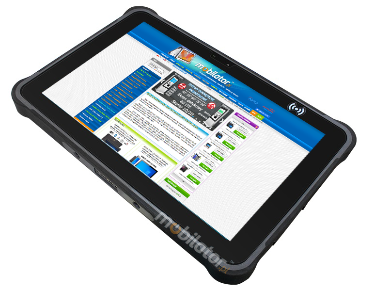 MobiPAD A311-A7 - solidny tablet przemysłowy z normą IP67, NFC, 8GB RAM, 256GB ROM, Bluetooth 5.0, procesor MT6789, 4G LTE, Android 13.0, 10.1 cala, 1920x1200, 450 nits, UHF RFID (3-4m), skaner 2D Honeywell N4680, wysokiej precyzji GPS, czytnik linii papilarnych