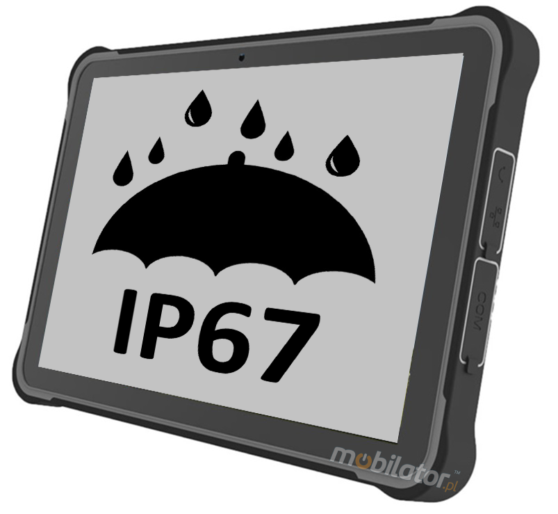 MobiPAD A311-A7 - solidny tablet do hurtowni z normą IP67, 8GB RAM, 256GB ROM, NFC, Bluetooth 5.0, procesor MT6789 - 8 x 2.2 GHz, 4G LTE, Android 13.0, 10.1 cala, 1920x1200, 450 nits, skaner 2D Honeywell N4680, UHF RFID (3-4m), wysokiej precyzji GPS, czytnik linii papilarnych