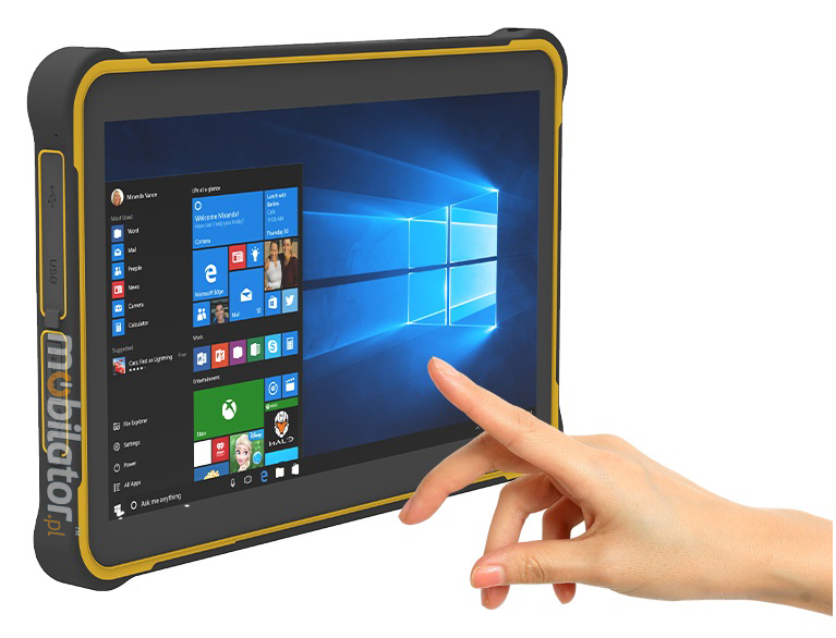 MobiPad Cool JST11 ergonomiczny tablet przemysłowy, idealny na magazyn i hurtownie, wyposażony w wydajny procesor Intel, system Windows 10, 4GB RAM i 64GB ROM