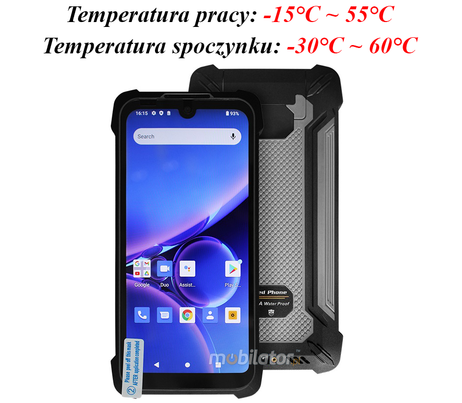 MobiPAD MS5 odporny na niskie i wysokie temperatury wytrzymały kolektor danych z IP68