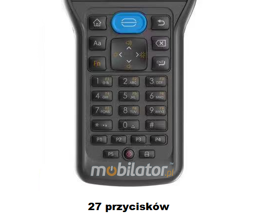MobiPAD V35 poręczny kolektor danych z klawiaturą 27 przyciski wielofunkcyjny