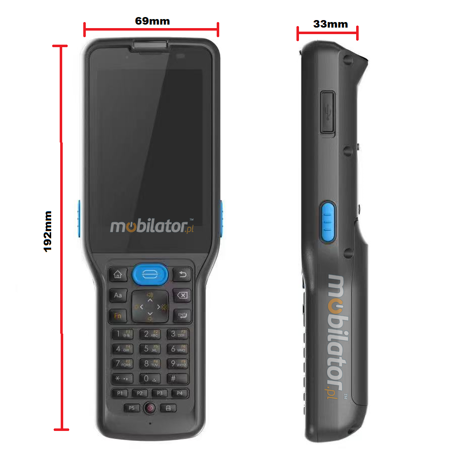 MobiPAD V35 - a solid data collector for industry with a barcode reader