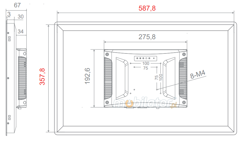 MoTouch 191 industrial monitor