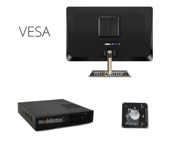 Polywell-Polywell-HM170L4 i7 BARBONE- industrial miniPC with vesa handle
