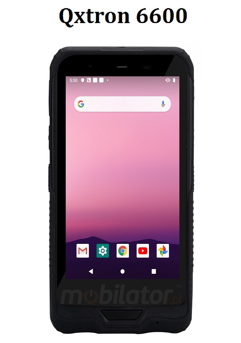 Mobipad Qxtron Q6600 v.2 - Rugged data collector (IP65 + MIL-STD-810G standard) with 6-inch capacitive screen, 4GB RAM, 64GB disk and Honeywell 1D N4313 scanner 