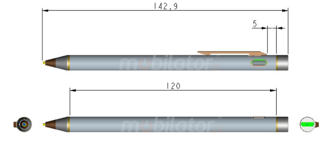 Capacitive stylus senter precise fast charging working conditions Senter S917V9