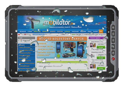 waterproof shocproof industrial rugged durable tablet NFC 4G android 10.0 military IP68 MIL-STD 810G barcode scanner 1D 2D