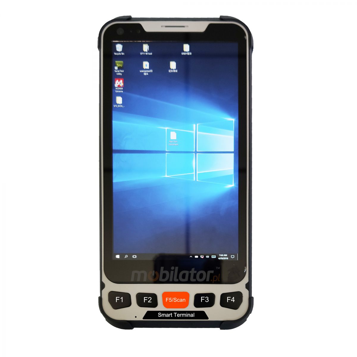 Rugged data collector, IP67, 4GB RAM, 64GB ROM, NFC and Honeywell 2D scanner - Mobipad SH5 v.2 