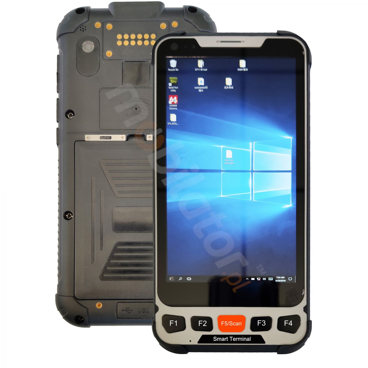Rugged data collector, IP67, 4GB RAM, 64GB ROM, NFC and Honeywell 2D scanner - Mobipad SH5 v.2 