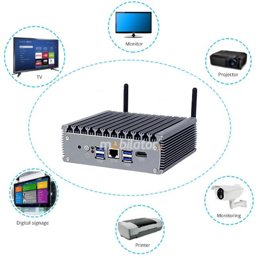 yBOX-X56-(6LAN)-I5 Stable MiniPC with 8GB RAM, WiFi, Bluetooth