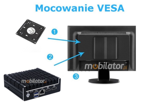 Komputer przemysłowy z wzmocnioną obudową