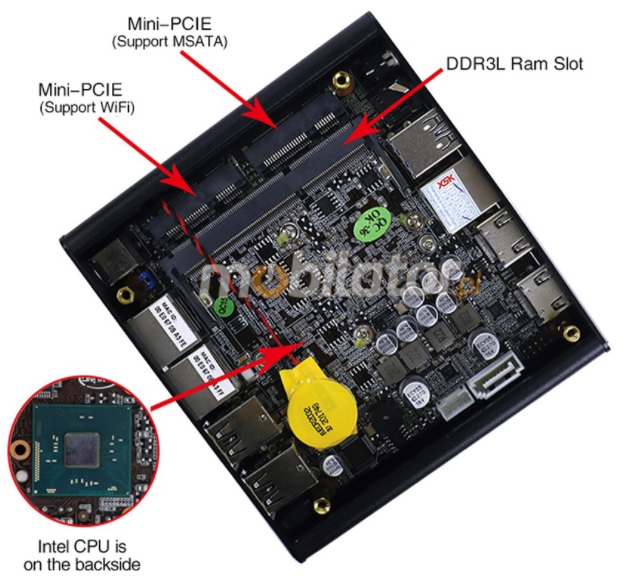 IBOX-NUC-C3L2 - Industrial computer with reinforced housing (2x LAN + USB 3.0)