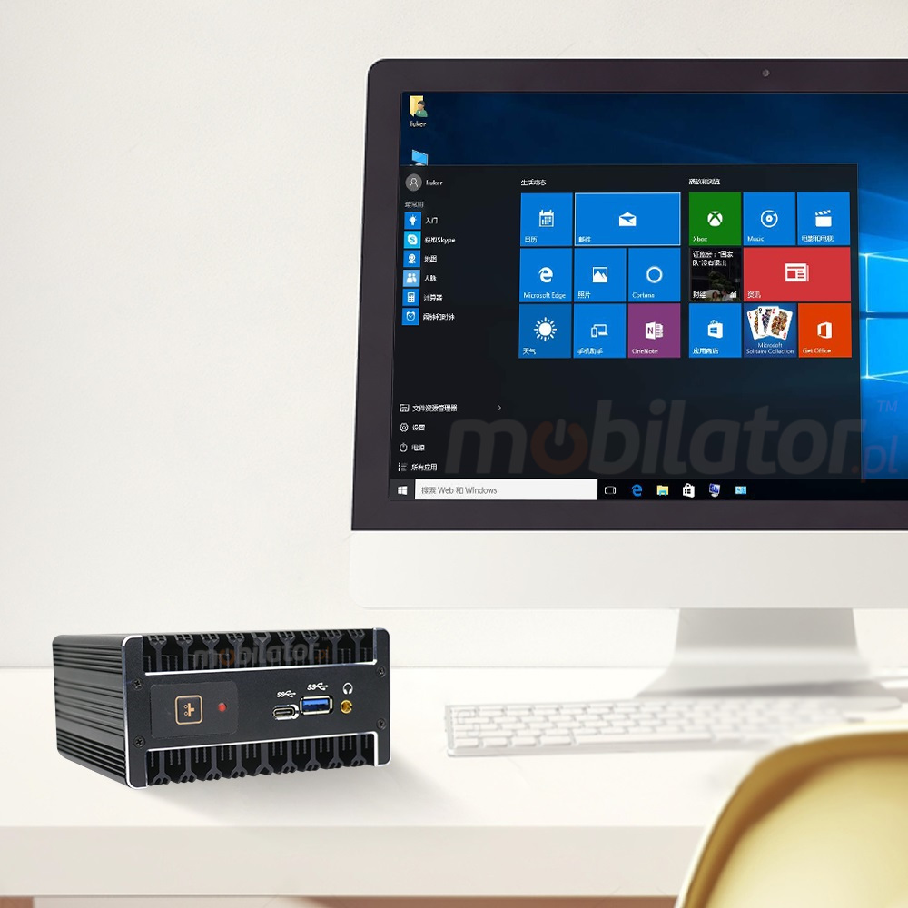 IBOX C4 v.4 - Rugged miniPC with Intel Core i3 processor, 16GB RAM and 256GB SSD M.2 disk, WiFI and Bluetooth