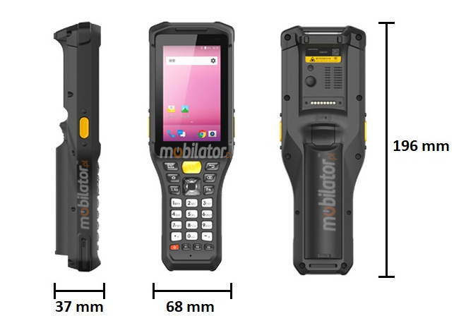 Waterproof smartphone inventory with (Android 9.0 system) and NFC in compact dimensions