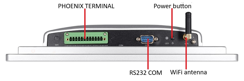 Mobitouch 116A-LF Przemysłowy komputer panelowy z RS232