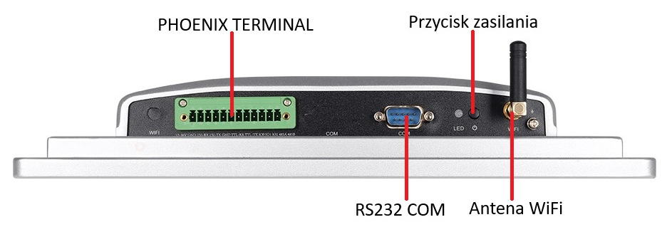 Mobitouch 116A-LF Przemysłowy komputer panelowy z RS232