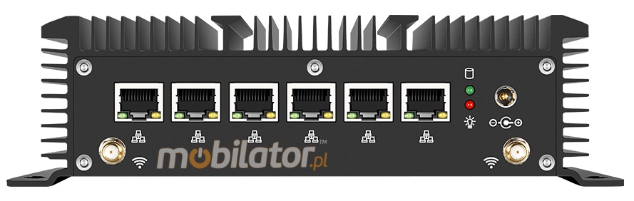 Fanless Computer Industrial MiniPC yBOX-X44