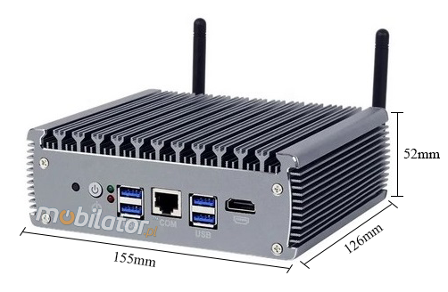 yBOX-X56-(6LAN)- Intel I3 1125G4 Barebone small industrial computer