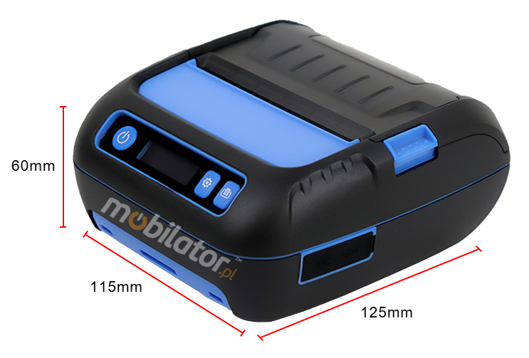 MobiPrint  CMXP18 Drukarka termiczna mini drukarka logo mechanizm Interfejs USB Bluetooth RS232 Mobilna Drukarka mobilator.pl windows android  New Portable Devices