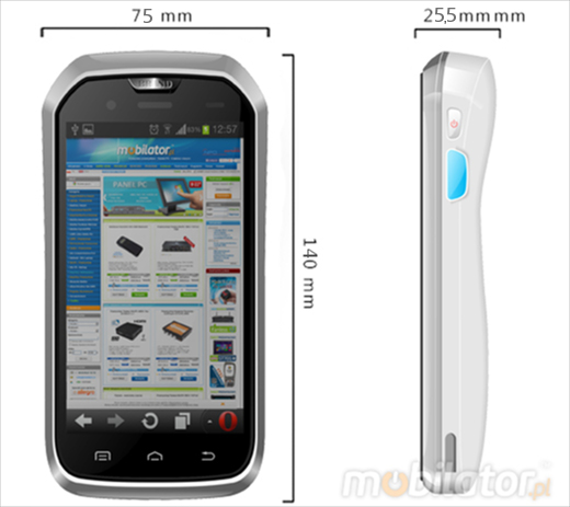 Kolektor przemysłowy SMARTPEAK C600SP-1D Android RUGGED DATA COLLECTOR C600SP3g wcdma gsm 1d  barcode scanner  czytnik kodow kreskowych 1d 2d