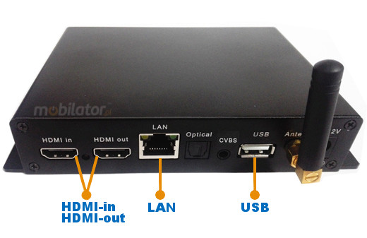Industrial ANDROID Digital PLAYER Fanless MiniPC rBOX-980DS Android 4.4