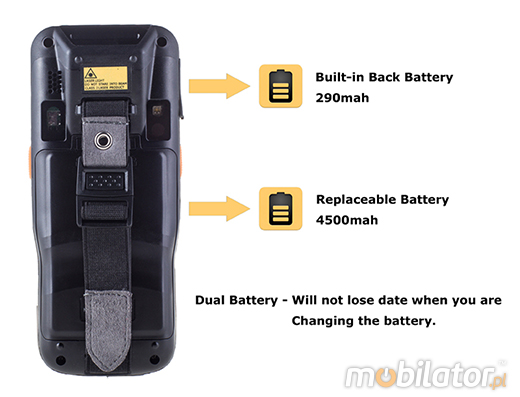 Przemysłowy Kolektor Danych MobiPad MH83 RUGGED DATA COLLECTOR MH-83 rfid LF HF 3g wcdma gsm 1d barcode scanner czytnik kodow kreskowych 1d 2d