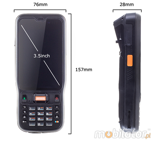 Przemysłowy Kolektor Danych MobiPad MH83 RUGGED DATA COLLECTOR MH-83 rfid LF HF 3g wcdma gsm 1d barcode scanner czytnik kodow kreskowych 1d 2d