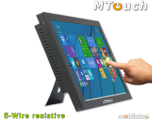 MTouch Industrial Przemysłowy PanelPC MobiBOX 15 v.1  Komputer panelowy Panel PC  Przemysłowy komputer panelowy Ekran rezystancyjny 5 wire resistive wyświetlacz 15 cali mobilator.pl New Portable Devices Windows RS-232 COM VGA HDMI Intel Celeron 