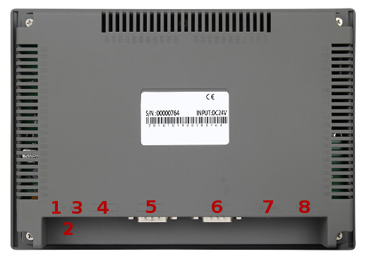 Panel sterowniczy HMI Panel operatorski Windows CE Modbus