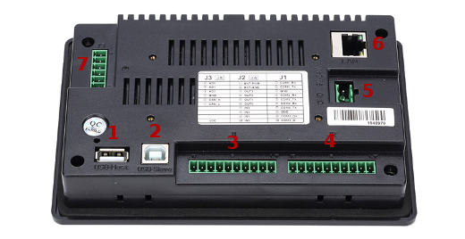 Control panel HMI operator panel Windows CE Modbus